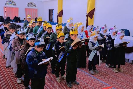 مسابقة منهجية لطلاب الصف الأول الأساسي في القراءة والكتابة وإجادة القرآن الكريم بصنعاء